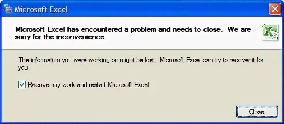 Has encountered a problem