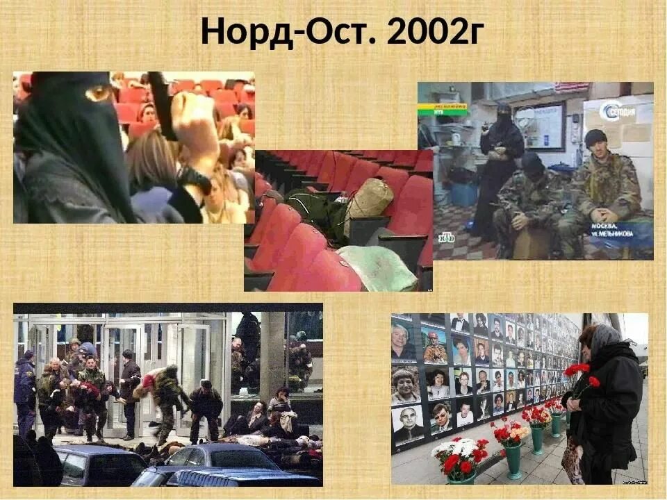 Теракт в Норд-Осте Москва 2002 год.