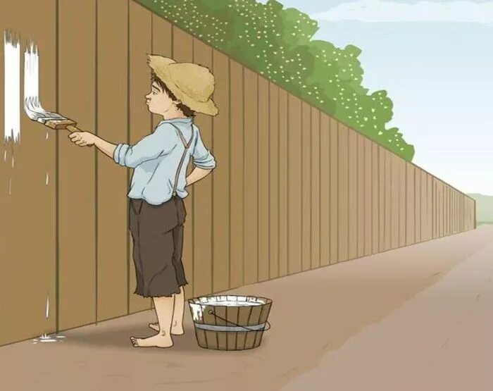 Том сойер белит забор. Том Сойер красит забор. Приключения Тома Сойера том красит забор. Приключения Тома Сойера забор. Приключение Тома Сойера красит забор.