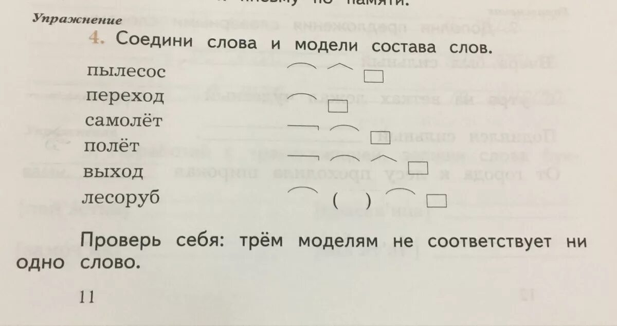 Модель состава слова