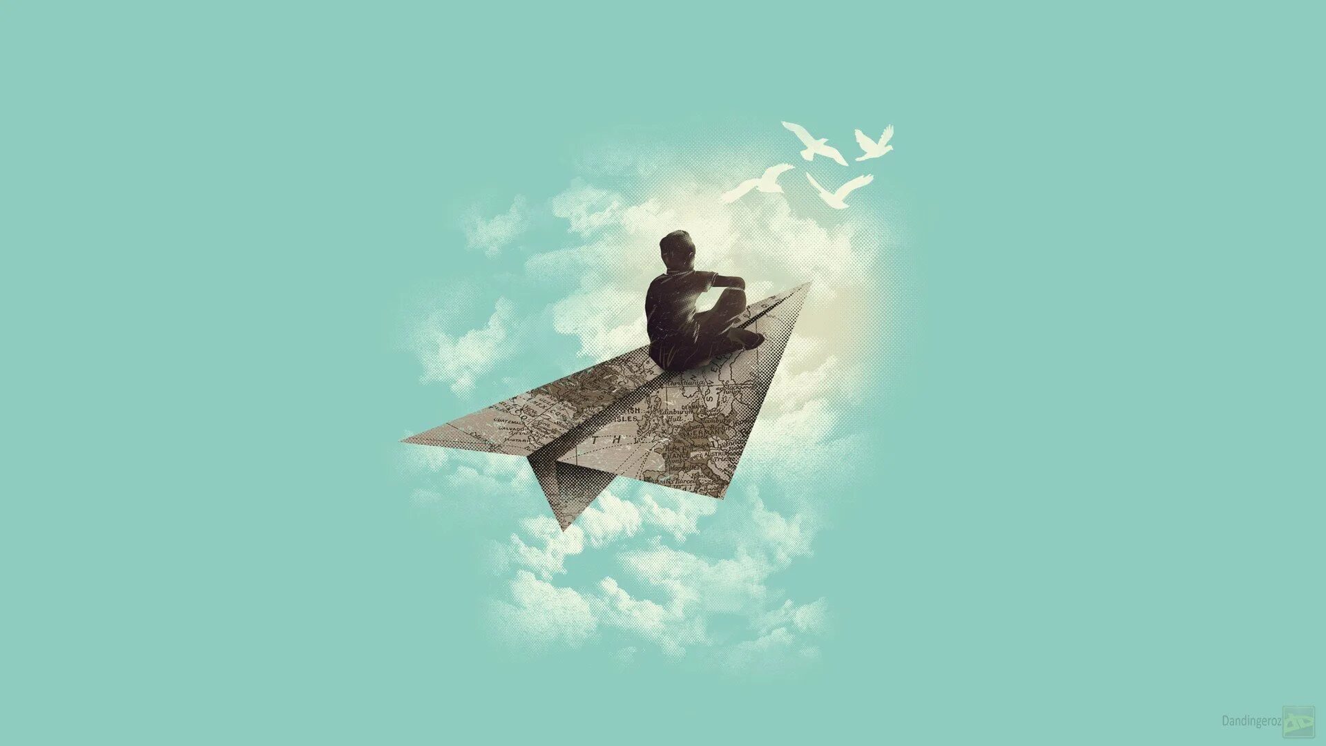 Красивые позитивные картины. Девушка-море. Мечта картинки. Человек летает в облаках. Рабочий мечтать.