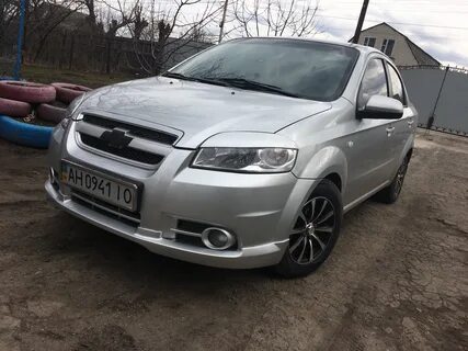 Передний бампер шевроле авео т250 седан