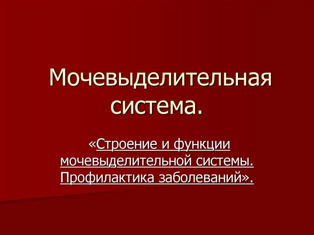 Функции мочевыделительной системы. Строение и функции органов мочевыделительной системы. Профилактика мочевыделительной системы. Главные функции мочевыделительной системы. Мочевыделительная система презентация 9 класс