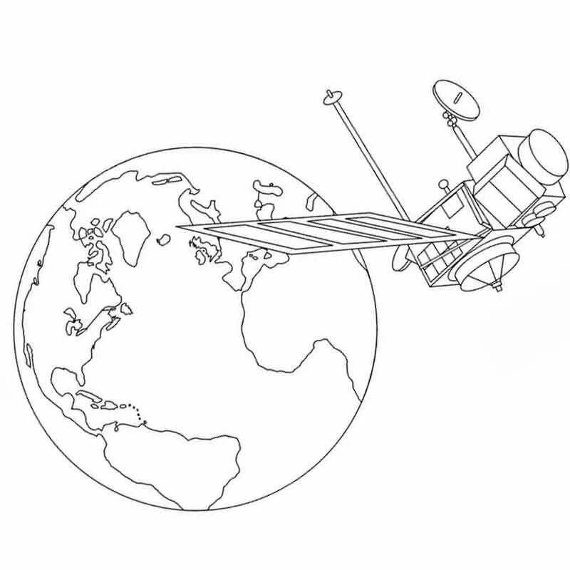 Рисунок спутника в космосе. Спутник раскраска. Раскраска Спутник земли. Космический Спутник раскраска. Космические аппараты. Раскраска.