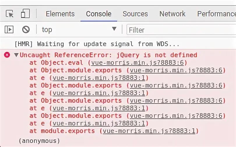 Referenceerror jquery is not defined