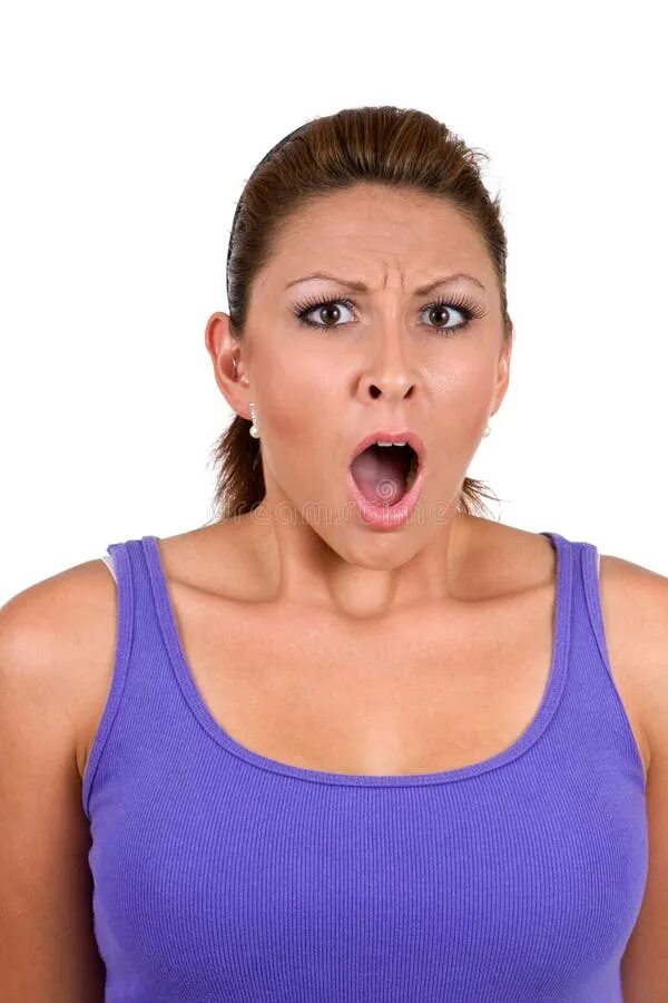 Shocked expression