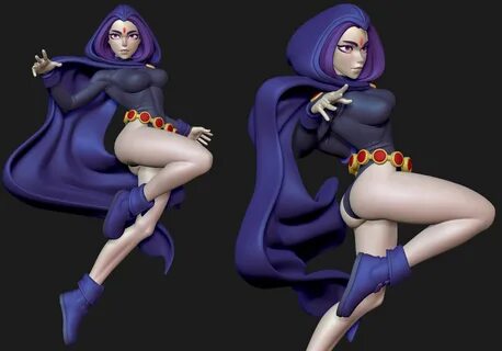 DiNamuuu3D в Твиттере: "WIP of Raven costume redesign. 