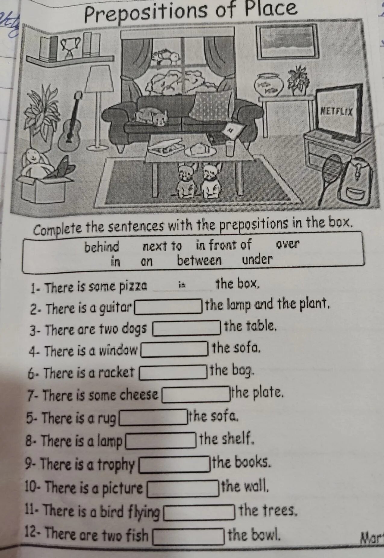 Complete the sentences with the given prepositions. Complete the sentences with the prepositions. complete the sentences with the prepositions from the box. complete the sentences with the right prepositions.