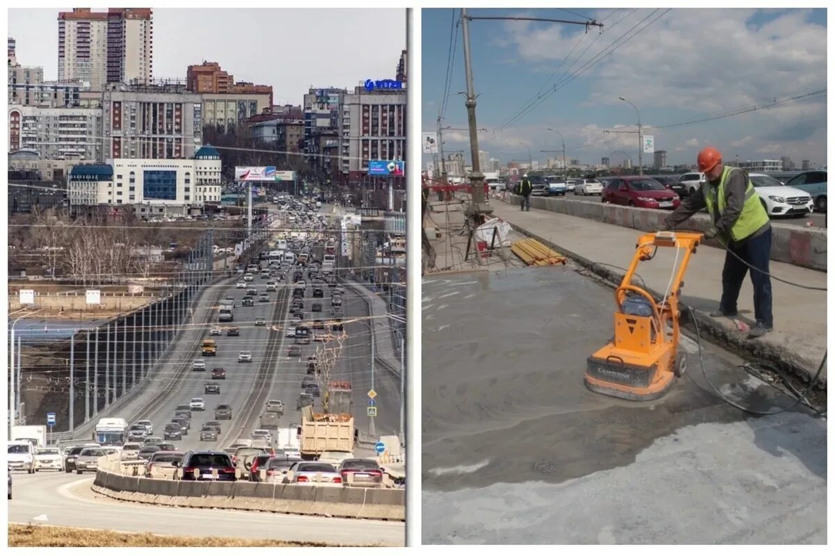 Капитальный ремонт октябрьский. Ремонт моста. Новый мост в Новосибирске. Октябрьский мост Новосибирск. Новая мост Октябрьский Новосибирск.