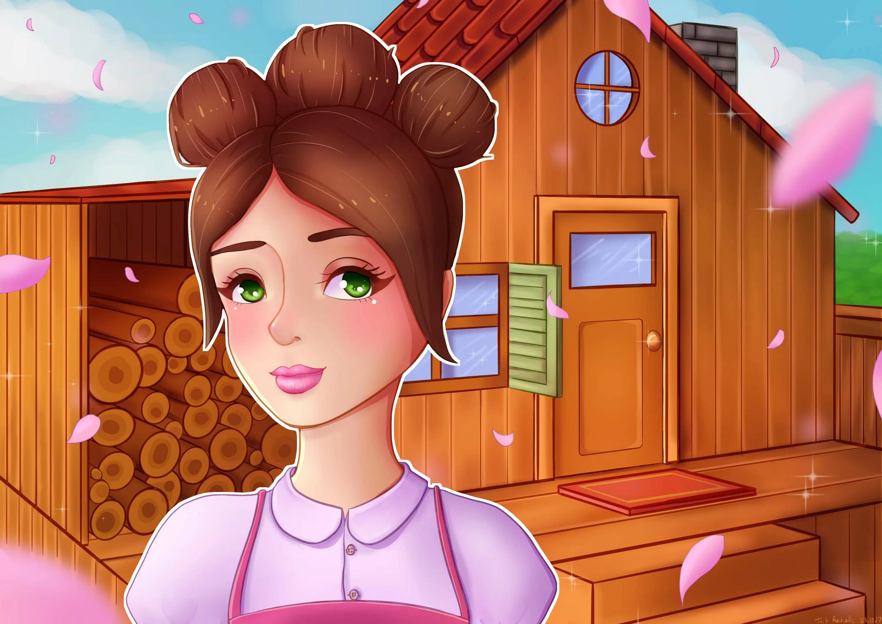 Странная кукла Стардью Валлей. Stardew Valley Pink. Haley Stardew Valley Mod. Он принцессы. Игры чудесная жизнь