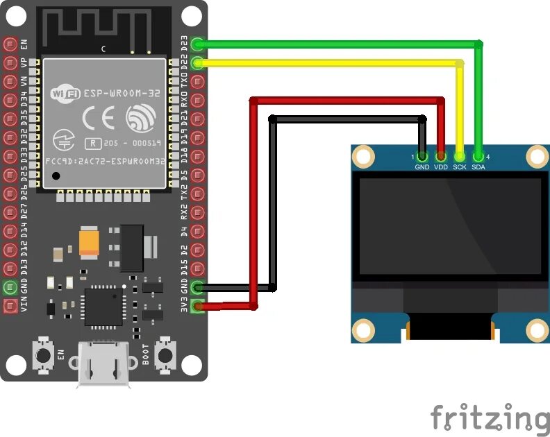 Подключение oled i2c. Подключение oled i2c