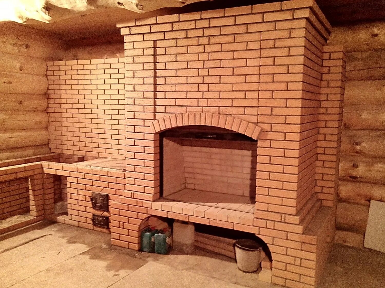 реконструкция печи. камин из кирпича. печник русская печь. 5х3. кладка печей и каминов.