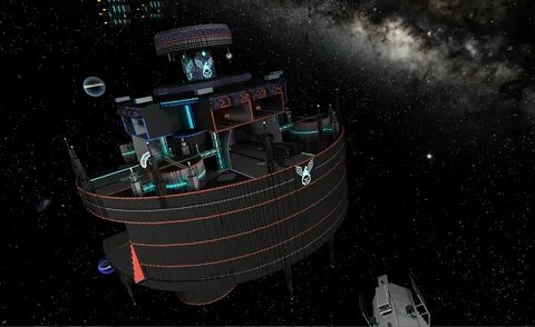 UNSC Modified Space Station StarMade Dock.