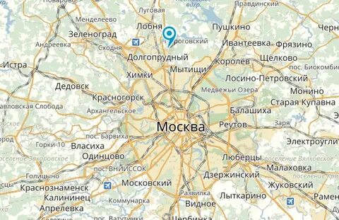 Карта город одинцово московская область