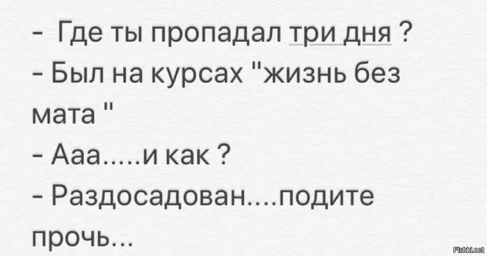 Анекдот курсы жизнь без мата. Где ты пропадал был на курсах жизнь без мата. Смешные матерные цитаты. Пошел на курсы без мата.