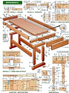 Столярный верстак своими руками: чертежи, размеры фото
