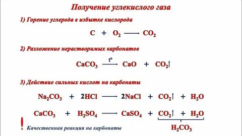 Получение газов в химии