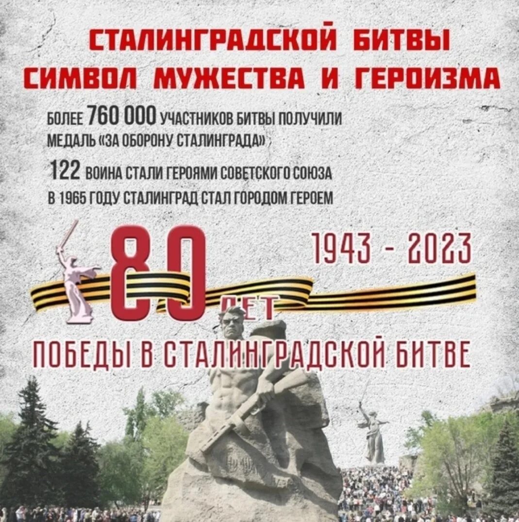 2 02 Сталинградская битва. 80 Летталинградской победе. 80 Лет со дня окончания Сталинградской битвы. 80 Летие Победы в Сталинградской битве. Посвященный 80 годовщине