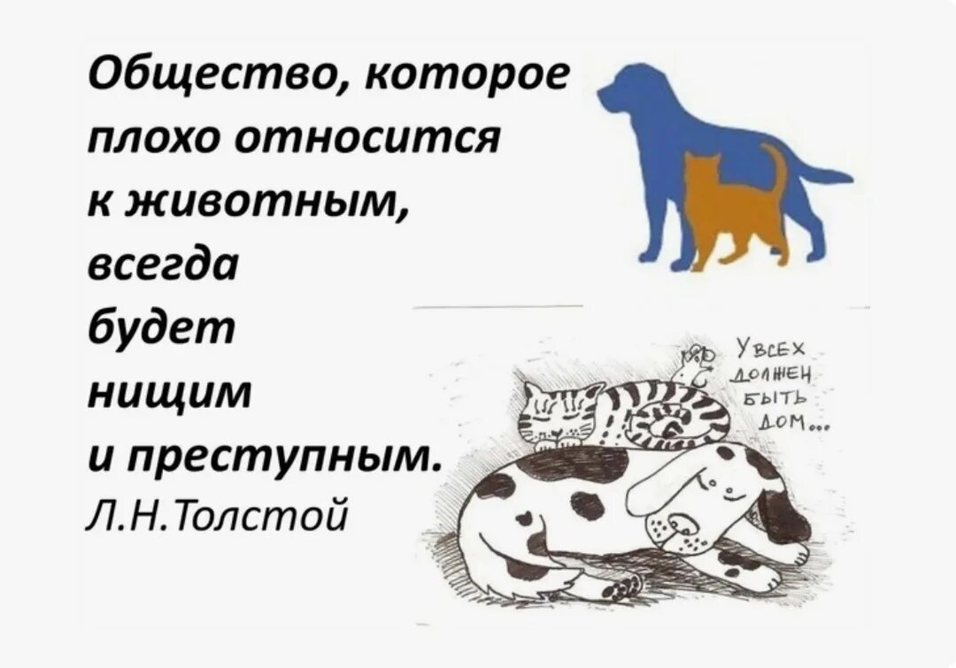 Для того чтобы животное не