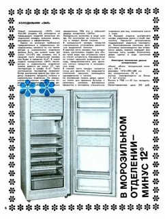Размеры старых холодильников