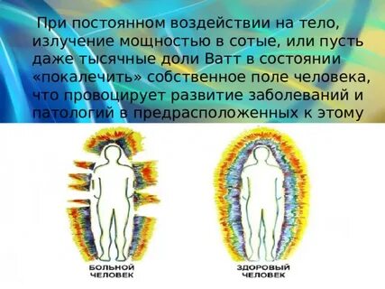 Излучение энергии человека