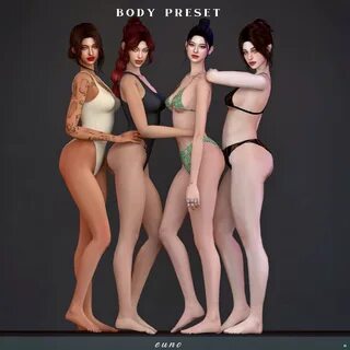 Пресет для тела "Sophie body preset" для Симс 4 для Симс 4. Скачать мод