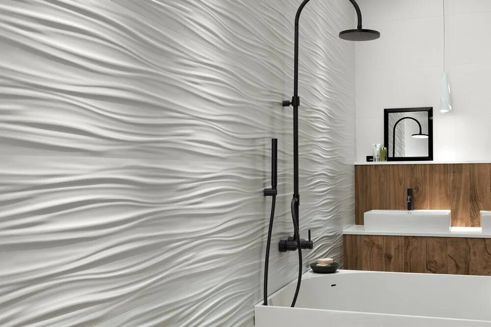 Рельефная плитка для ванной. Плитка venis. Рельефная плитка porcelanosa. Плитка волна. Плитка волна.