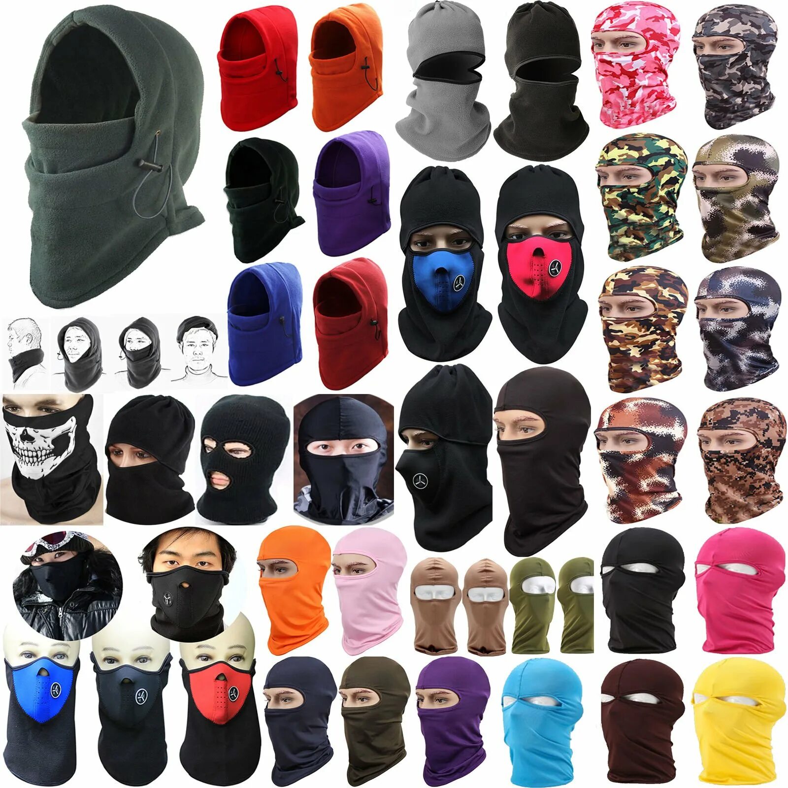 Как называется шапка на все лицо. Подшлемник-маска (mode: wl-gb002) kml. balaclava face mask with windproof hat cap winter fleece ski mask. шапка маска для сноуборда. балаклава головной убор.
