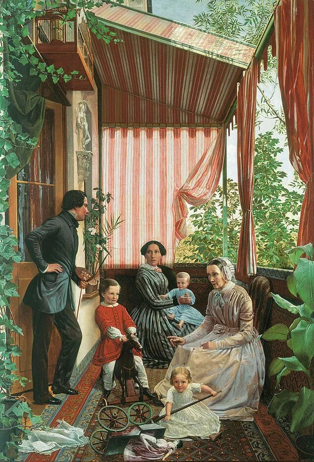 1905. Семья в картинах художников. Семейный портрет. Иоганн баптист райтер (johann baptist reiter). Семья в картинах художников.