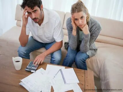 Wife paying debts