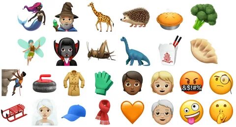 Какие новые эмодзи в ios 17 4