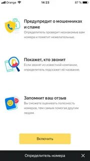 Определитель номера по имени