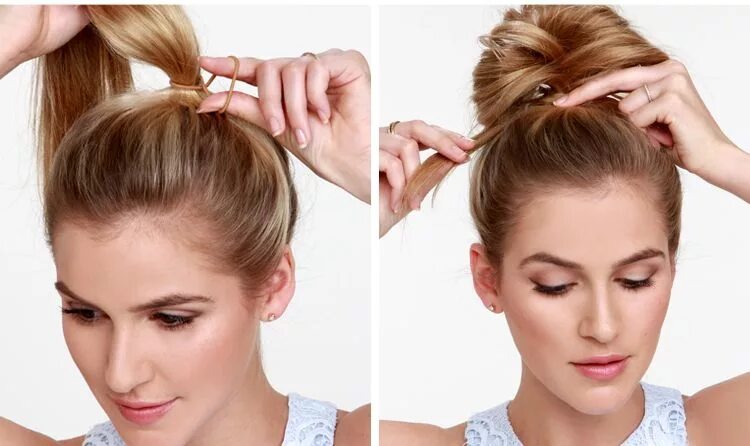 Объемный хвост лайфхак. Высокий хвост с петухами. Прическа из хвостиков. Шиньон из натуральных волос. Изделия из хвостов лисы.