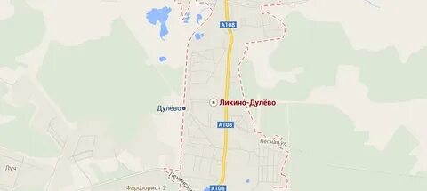 Карта ликино