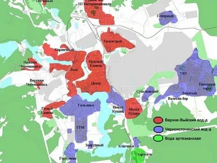 Районы нижнего тагила на карте