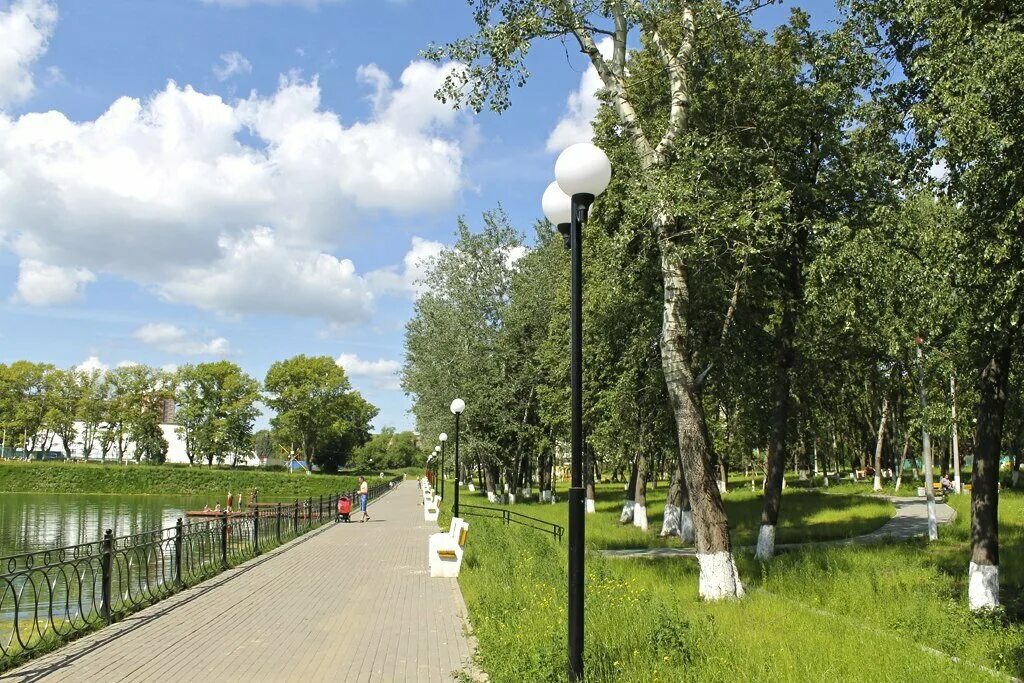 Отзыв о Принарский парк (Россия, Серпухов) Новый, но уже довольно благоустроенны