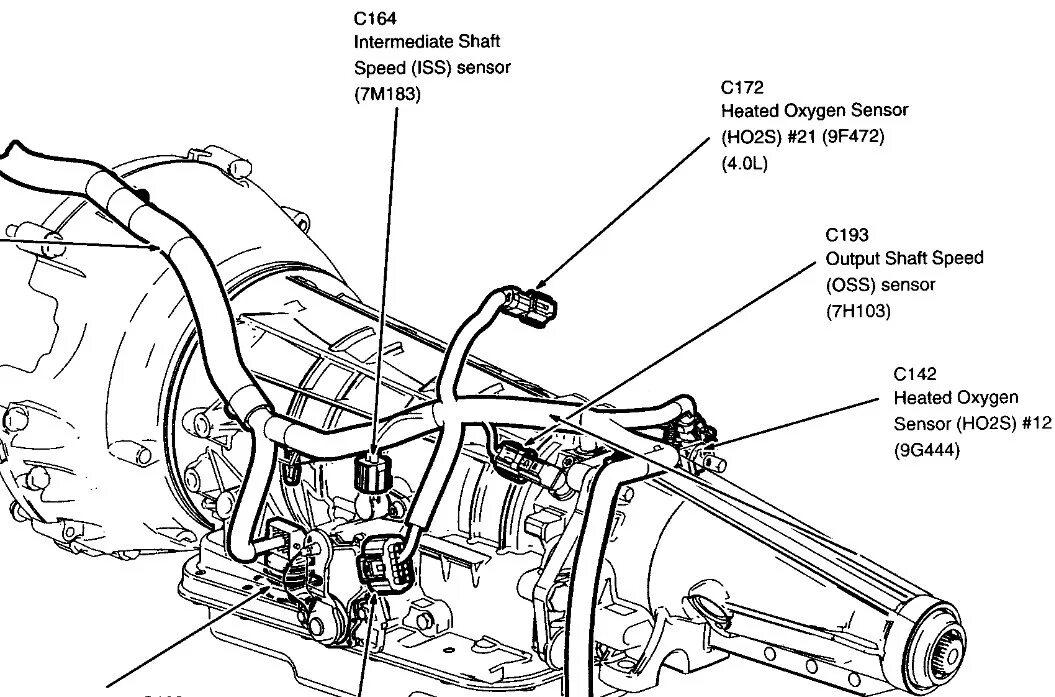 Transmission sensor f150. Ford Ranger датчик скорости. Форд эксплорер 2 трансмиссия. Датчика скорости скорости Ford Ranger.