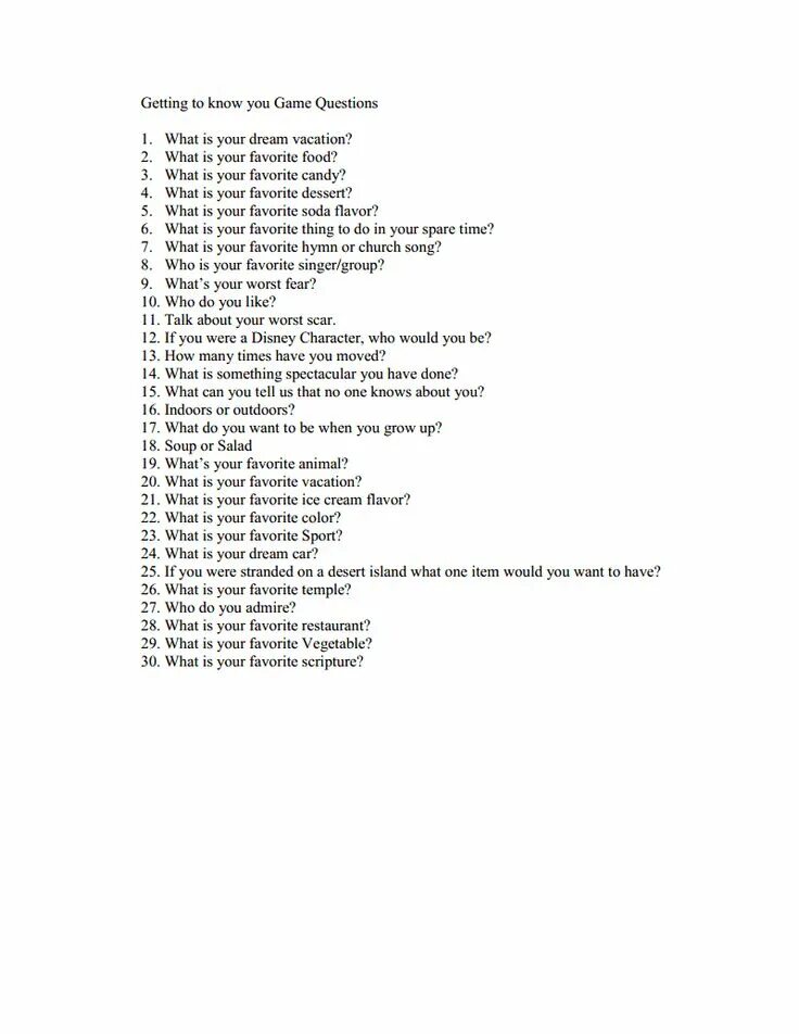 Questions to get to know. Getting to know you questions. get to know you questions. questions to get to know someone. questions for getting to know.