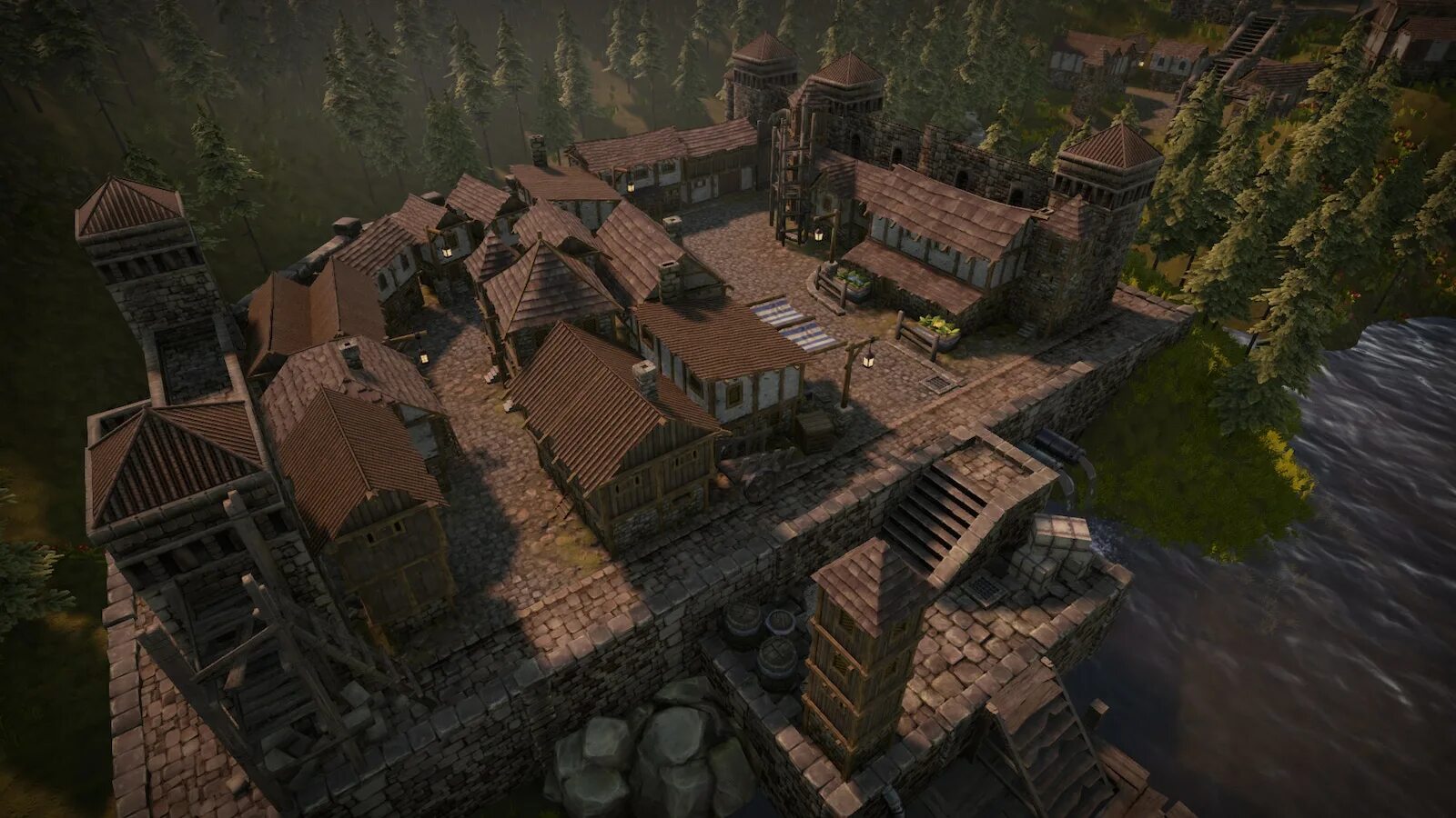 Unreal marketplace. Города топдаун игры. colonial city ue4. создание города в ue4. unreal engine marketplace.