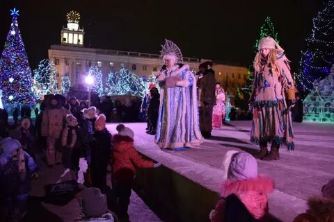 Новогодние праздники в кургане
