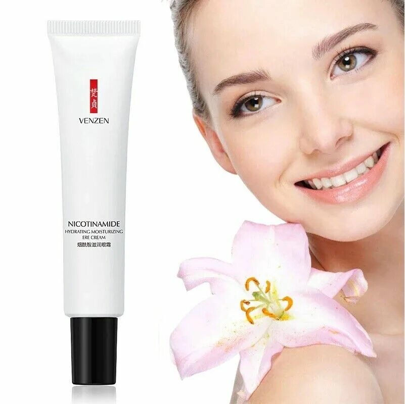 Venzen крем для век с никотинамидом 20мл. Крем Venzen Niacinamide Moisturizing ere Cream. Venzen Anti-Wrinkle Cream крем для. Крем для век с витамином в3, Venzen, 20 г, fz29466. Чем увлажнить кожу вокруг глаз