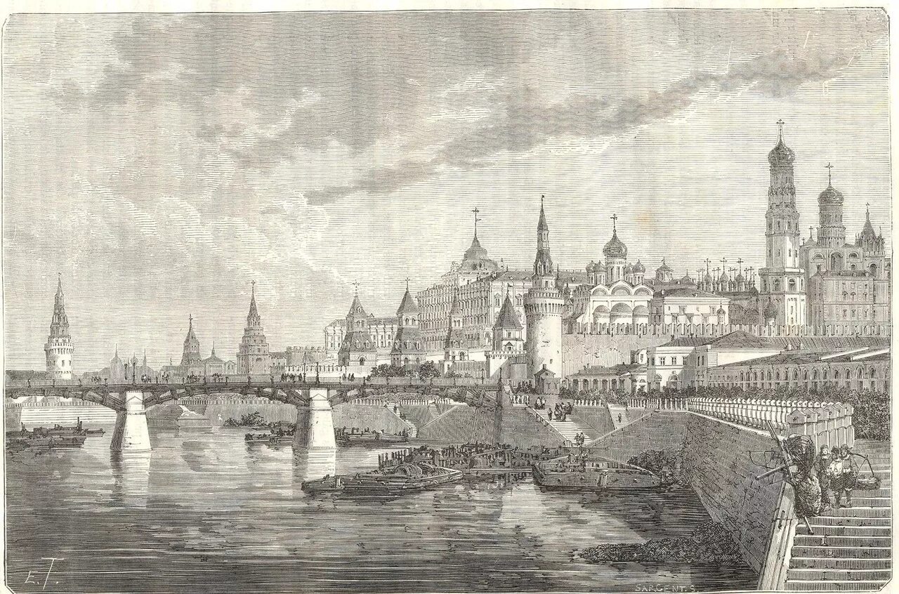 Фрагмент московского кремля