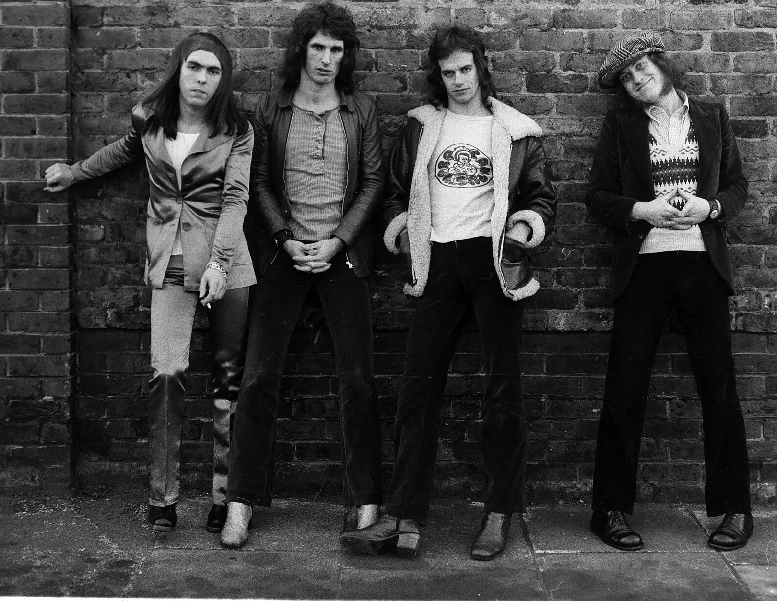 Slade. Группа Slade. Стив Уолли Slade. Фотосессия рок группы.