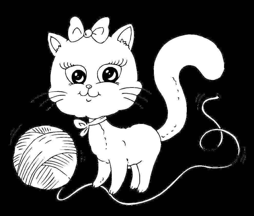 котики. котик раскраска для детей. котик раскраска для детей. кошка раскраска для детей. раскраска.