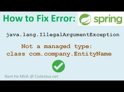 Spring error