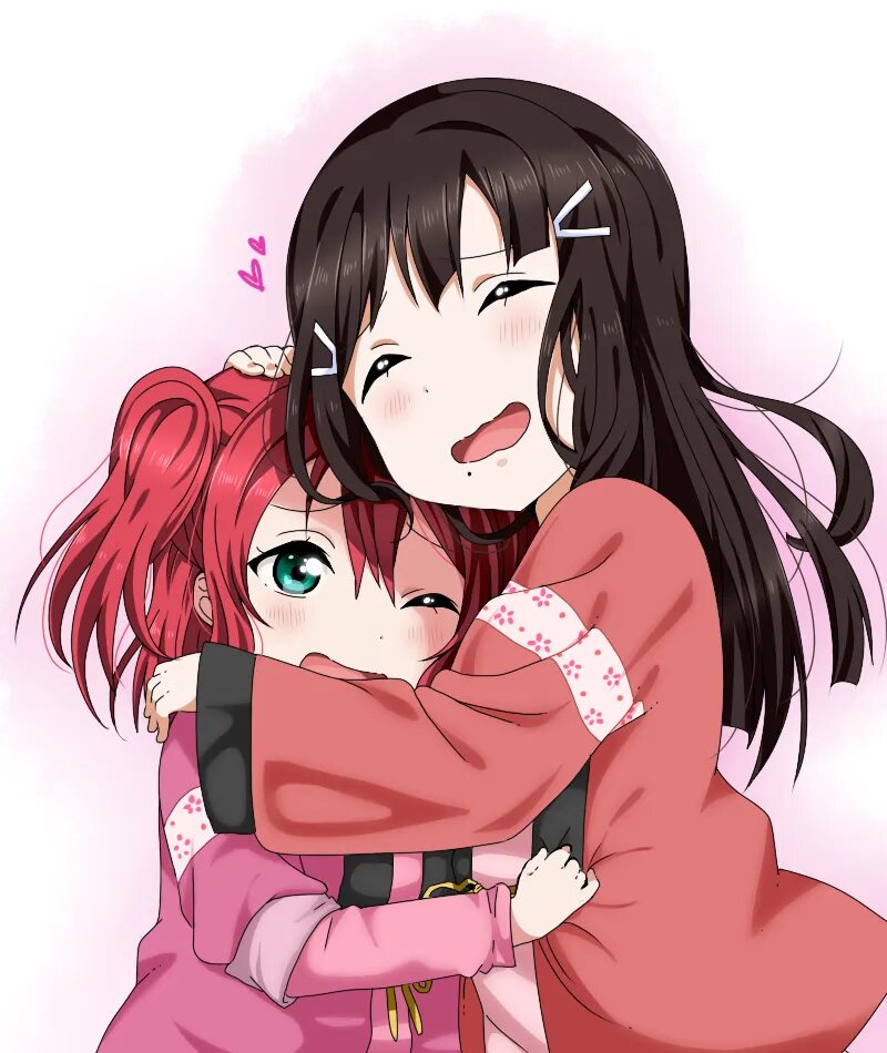 Ruby Kurosawa and dia Kurosawa. Куросава Love Live Sunshine. Сестрички Куросава. Руби Живая любовь. Любовь руби