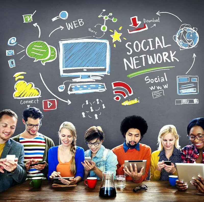 Social networking downloads