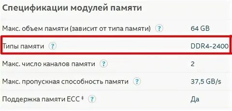 Каналы памяти
