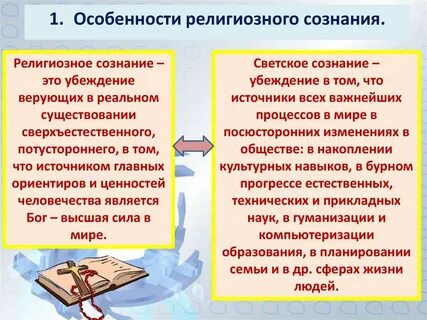 Особенности религиозной