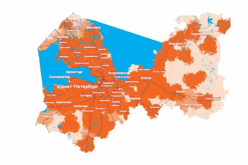 Области покрытия сотовой связи. Зоны покрытия операторов сотовой связи СПБ. Теле2 зона покрытия Ленинградская область карта. Покрытие теле2 в Ленинградской области. Зона покрытия сотовых операторов в Ленинградской области.
